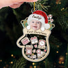 Custom Photo Wrapped In Holiday Cuteness - Family Personalized Custom Ornament - Acrylic Custom Shaped - Christmas Gift For Baby Kids, Newborn Baby, First Christmas
