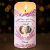 Custom Photo Forever Missed, Forever Loved - Memorial Personalized Custom LED Candle - Sympathy Gift, Christmas Gift For Family Members