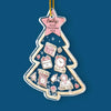 Sweetest Little Present Under The Tree - Family Personalized Custom Ornament - Acrylic Custom Shaped - Christmas Gift For Baby Kids, Newborn Baby, First Christmas