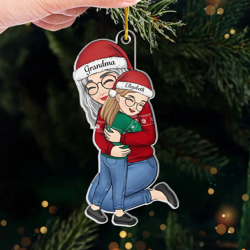 You Are In My Heart Forever, Nana - Family Personalized Custom Ornament - Acrylic Custom Shaped - Christmas Gift For Grandma