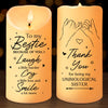 Forever Kind Of Friendship - Bestie Personalized Custom LED Candle - Christmas Gift For Best Friends, BFF, Sisters
