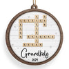 Grandmas Make The Holidays Magical - Family Personalized Custom Ornament - Wood Custom Shaped - Christmas Gift For Grandma