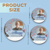 Custom Photo A Moment With You Was A Lifetime Of Happiness - Memorial Personalized Custom Ornament - Acrylic Custom Shaped - Sympathy Gift, Christmas Gift For Family Members