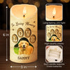 Custom Photo Light This Up And Know I'm Here - Memorial Personalized Custom LED Candle - Sympathy Gift, Christmas Gift For Family Members