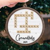 Grandmas Make The Holidays Magical - Family Personalized Custom Ornament - Wood Custom Shaped - Christmas Gift For Grandma