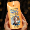 Custom Photo This Candle Burns In Loving Memory - Memorial Personalized Custom LED Candle - New Arrival, Sympathy Gift, Christmas Gift For Family Members