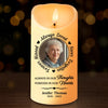 Custom Photo Forever In Our Hearts - Memorial Personalized Custom LED Candle - New Arrival, Christmas Gift, Sympathy Gift For Family Members