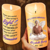 Custom Photo In Loving Memory - Memorial Personalized Custom LED Candle - Christmas Gift, Sympathy Gift, New Arrival Gift For Family Members