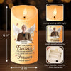 Custom Photo Love Knows No End - Memorial Personalized Custom LED Candle - New Arrival, Sympathy Gift, Christmas Gift For Family Members