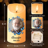 Custom Photo Your Life Was A Blessing, Your Memory A Treasure - Memorial Personalized Custom LED Candle - New Arrival, Christmas Gift, Sympathy Gift For Family Members