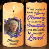 Custom Photo You Are Never Gone From My Heart - Memorial Personalized Custom LED Candle - New Arrival, Christmas Gift, Sympathy Gift For Family Members