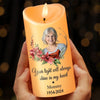Custom Photo You Will Forever Be My Always - Memorial Personalized Custom LED Candle - New Arrival, Christmas Gift, Sympathy Gift For Family Members