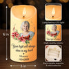 Custom Photo You Will Forever Be My Always - Memorial Personalized Custom LED Candle - New Arrival, Christmas Gift, Sympathy Gift For Family Members