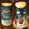 Your Light Will Always Shine In My Heart - Memorial Personalized Custom LED Candle - Sympathy Gift, Christmas Gift For Pet Owners, Pet Lovers