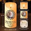 Custom Photo Forever In Our Hearts - Memorial Personalized Custom LED Candle - New Arrival, Christmas Gift, Sympathy Gift For Family Members