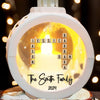 Family Is The Heartbeat Of Christmas - Family Personalized Custom Candlelight Lantern Ornament - Christmas Gift For Family Members