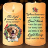 Custom Photo Unconditional Love Has A Furry Face - Memorial Personalized Custom LED Candle - Sympathy Gift, Christmas Gift For Pet Owners, Pet Lovers