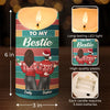 You're My Unbiological Sister - Bestie Personalized Custom LED Candle - Christmas Gift For Best Friends, BFF, Sisters