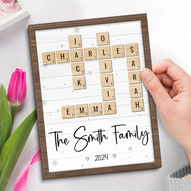 The Warmth Of Family Gatherings - Family Personalized Custom 2-Layered Wooden Plaque With Stand - Christmas Gift For Family Members