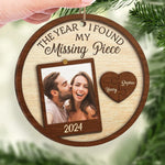 Custom Photo Couple Keepsake Gifts - Personalized Ornament