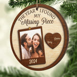 Custom Photo Couple Keepsake Gifts - Personalized Ornament