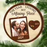 Custom Photo Couple Keepsake Gifts - Personalized Ornament