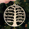 The Tree Is A Reminder Of The Love That Grows Within Our Family - Family Personalized Custom Ornament - Acrylic Custom Shaped - Christmas Gift For Family Members