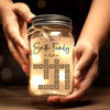 Family Is Where Love Is Endless - Family Personalized Custom Mason Jar Light - Christmas Gift For Family Members