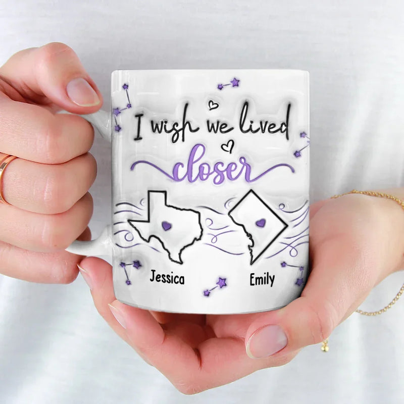 A True Friend Is One Soul In Two Bodies - Bestie Personalized Custom 3D Inflated Effect Printed Mug - Christmas Gift For Best Friends, BFF, Sisters