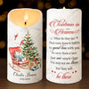 Feeling The Spirit Of Our Loved Ones Around Us - Memorial Personalized Custom LED Candle - Sympathy Gift, Christmas Gift For Family Members