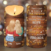 No Friendship Is An Accident - Bestie Personalized Custom LED Candle - Christmas Gift For Best Friends, BFF, Sisters