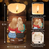 No Friendship Is An Accident - Bestie Personalized Custom LED Candle - Christmas Gift For Best Friends, BFF, Sisters