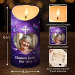 Custom Photo Memorial Gifts for Loved Ones - Personalized LED Candle