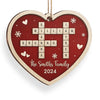 Blessed With The Best Family Ever - Family Personalized Custom Ornament - Wood Custom Shaped - Christmas Gift For Family Members