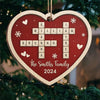 Blessed With The Best Family Ever - Family Personalized Custom Ornament - Wood Custom Shaped - Christmas Gift For Family Members