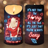 You Make The Season Bright - Couple Personalized Custom LED Candle - Christmas Gift For Husband Wife, Anniversary