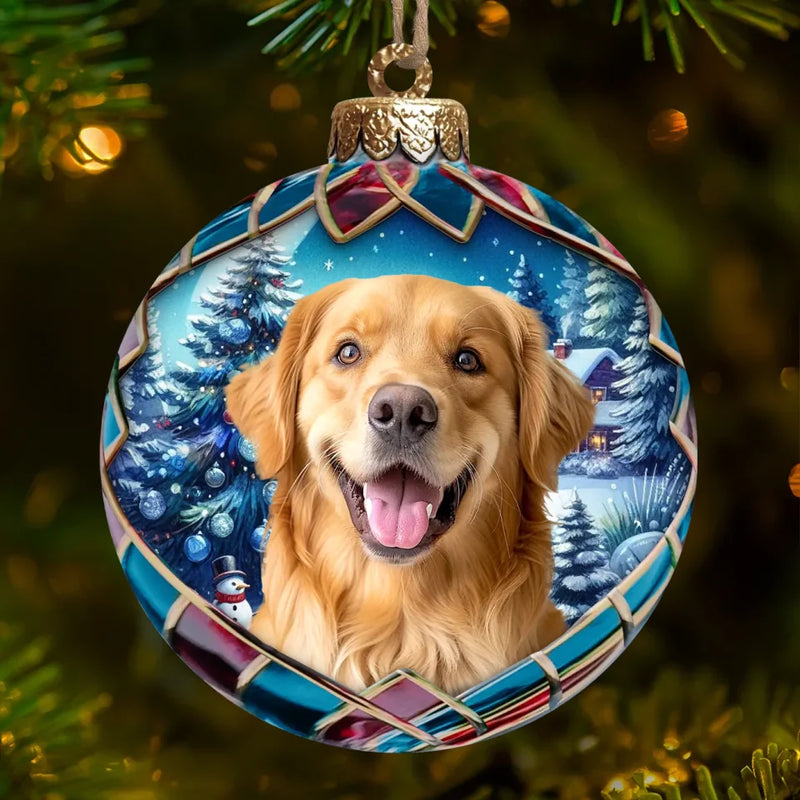 Custom Photo Pets Make Our Lives Whole - Dog & Cat Personalized Custom Ornament - Wood Custom Shaped - Christmas Gift For Pet Owners, Pet Lovers