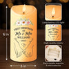 Our First Christmas Together - Couple Personalized Custom LED Candle - Christmas Gift For Husband Wife, Anniversary, First Christmas