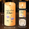 Distance Means Nothing To True Friends - Bestie Personalized Custom LED Candle - Christmas Gift For Best Friends, BFF, Sisters