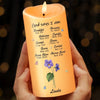 You Are My Favorite Flower - Bestie Personalized Custom LED Candle - Christmas Gift For Best Friends, BFF, Sisters