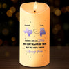 Friends Are Like Stars - Bestie Personalized Custom LED Candle - Christmas Gift For Best Friends, BFF, Sisters