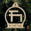 Our Sibling Bond Is The Greatest Gift Of All - Family Personalized Custom Ornament - Acrylic Custom Shaped - Christmas Gift For Family Members