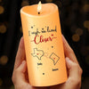 True Friends Are Always Together In Spirit - Bestie Personalized Custom LED Candle - Christmas Gift For Best Friends, BFF, Sisters