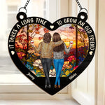Custom Name Best Friend Gifts - Personalized Suncatcher Ornament