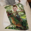 Custom Photo Roar Like A Dinosaur - Family Personalized Custom Blanket - Gift For Kids