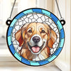 Custom Photo No Longer By My Side, But Forever In My Heart - Memorial Personalized Window Hanging Suncatcher Ornament - Sympathy Gift For Pet Owners, Pet Lovers