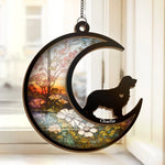 Custom Name Dog Gifts for Pet Lovers - Personalized Suncatcher Ornament