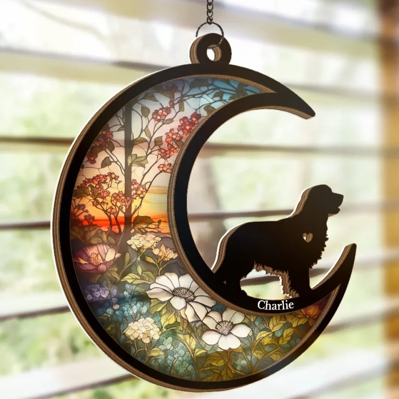 Your Love Was A Gift I’ll Always Cherish - Memorial Personalized Window Hanging Suncatcher - Sympathy Gift For Pet Owners, Pet Lovers