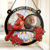Custom Photo May Your Memory Be A Haven Of Peace - Memorial Personalized Window Hanging Suncatcher Ornament - Sympathy Gift For Family Members