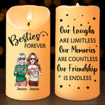 Custom Name Christmas Best Friend Gifts - Personalized LED Candle